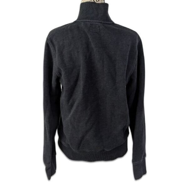 Roots Canada Zip Front Fleece Jacket Charcoal Gray XS - Picture 2 of 7